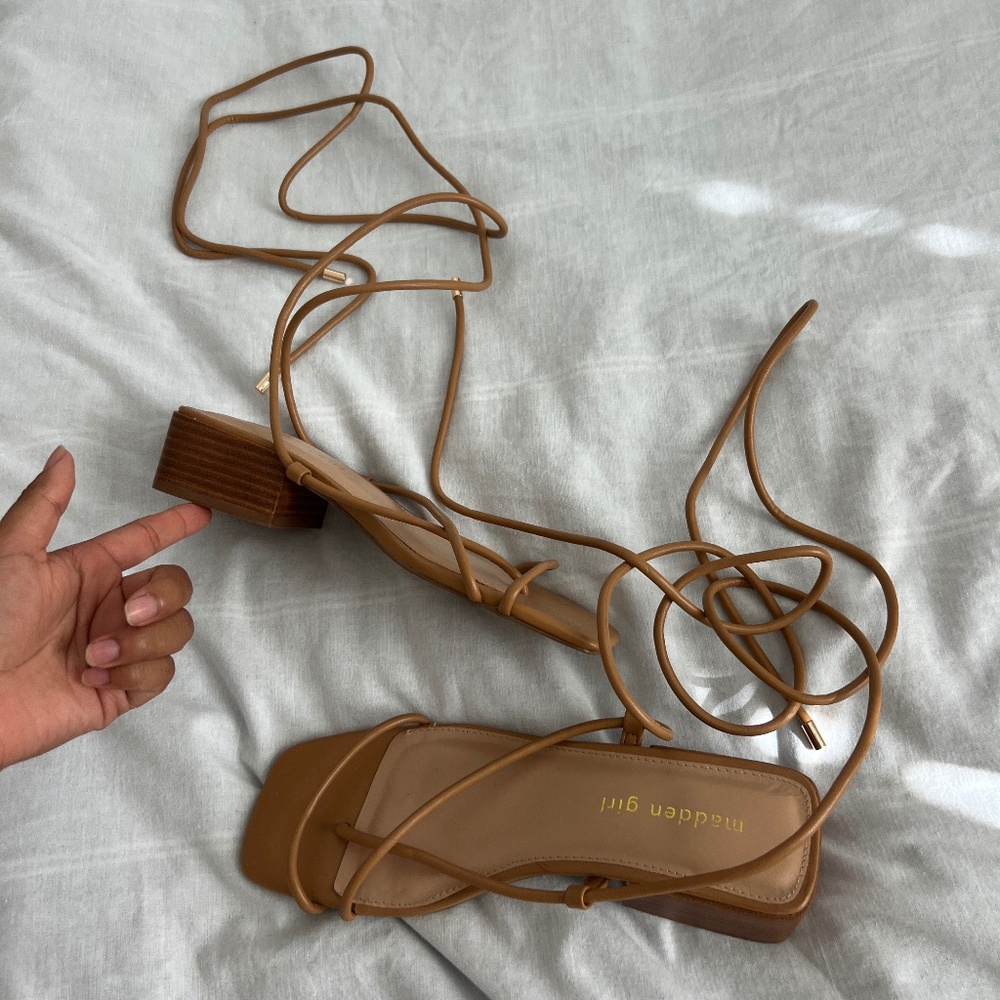 Madden Girl Wrap Around Heels